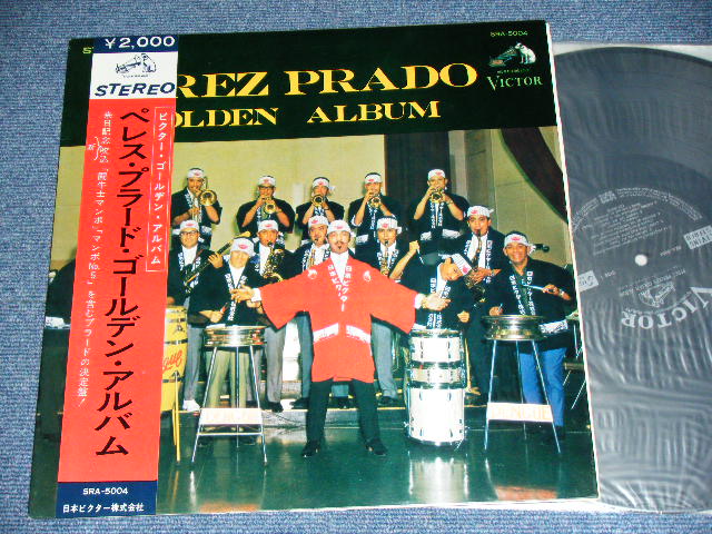 Photo1: PEREZ PRADO - PEREZ PRADO GOLDEN ALBUM  / 1965  Japan ORIGINAL Used  LP With OBI  