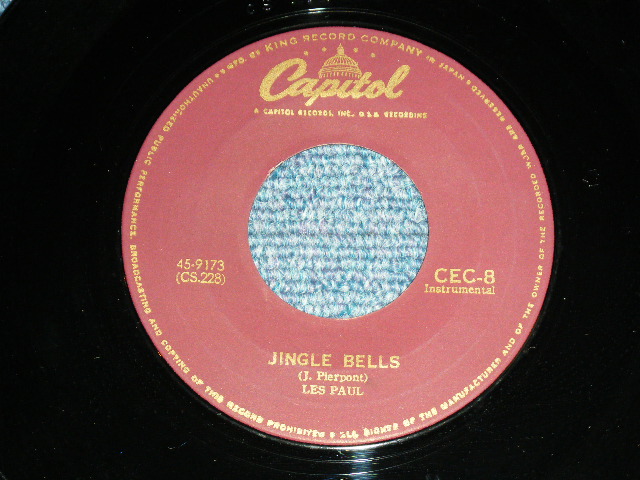 Photo: LES PAUL - JINGLE BELLS  / 1950's  JAPAN ORIGINAL Used 7"SINGLE 
