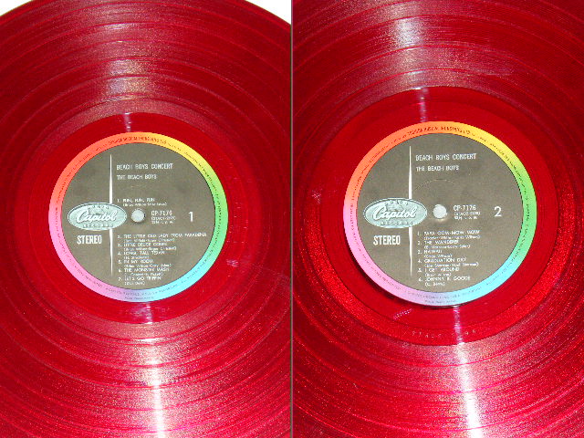 Photo: BEACH BOYS - CONCERT With 4 PAGE BOOKLET ( Ex++/MINT- ) / 1960s JAPAN ORIGINAL RED WAX Vinyl Used LP 