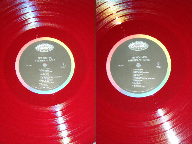 Photo: THE BEACH BOYS - PET SOUNDS   / 2004  JAPAN Brand "RED WAX Vinyl" New LP With OBI