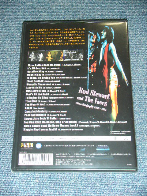 Photo: ROD STEWART & The FACES - VIDEO BIOGRAPHY 1969-1074 / 2003 JAPAN ORIGINAL Brand New SEALED  DVD