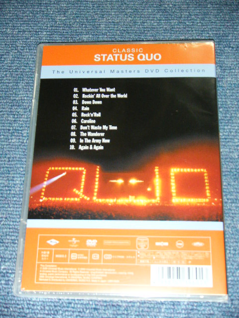 Photo: STATUS QUO - CLASSIC  / 2005 JAPAN ORIGINAL Brand New SEALED  DVD