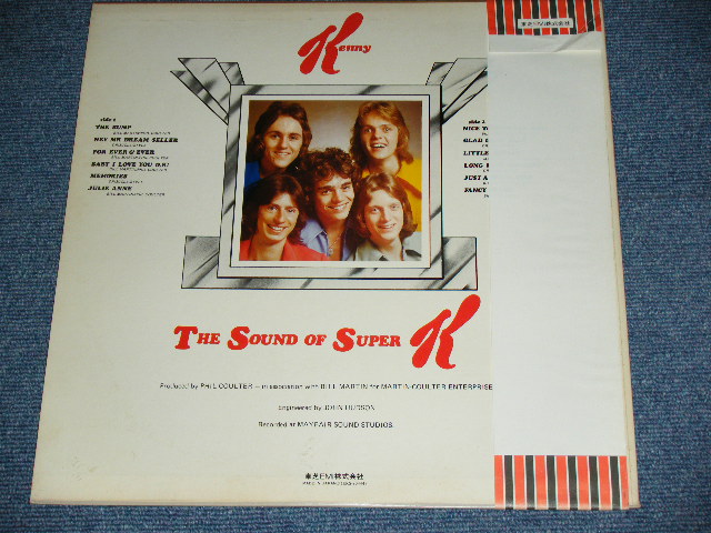 Photo: KENNY - THE SOUND OF SUPER K   / 1975 JAPAN  ORIGINAL WHITE LABEL PROMO Used LP With OBI 