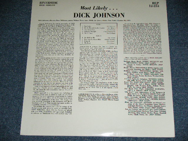 Photo: DICK JOHNSON - MOST LIKELY...  / 1992 JAPAN LINNER + US Press Used LP