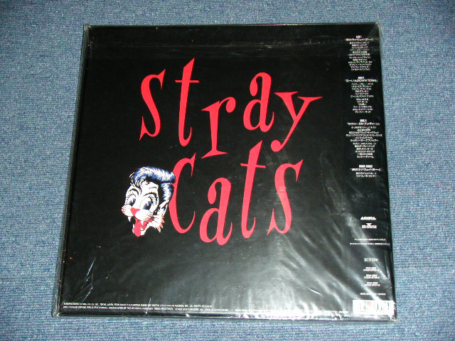 Photo: STRAY CATS  ストレイ・キャッツ - LP BOX   / 1996 JAPAN 3LPs BOX SET With OBI + EP + BOOKLET  + STICKER 