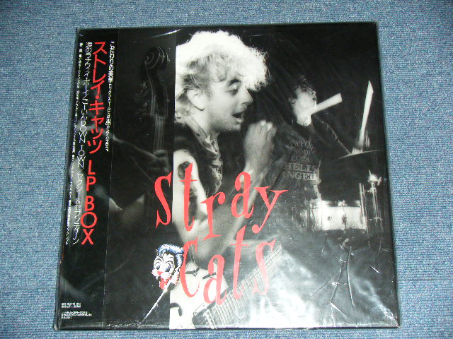Photo1: STRAY CATS  ストレイ・キャッツ - LP BOX   / 1996 JAPAN 3LPs BOX SET With OBI + EP + BOOKLET  + STICKER 