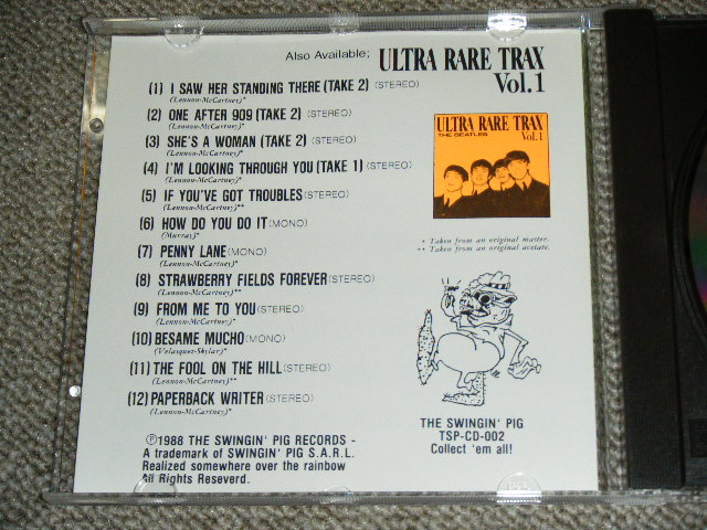 Photo: THE BEATLES -  ULTRA RARE TRAX VOL.2 ( 1st Press "GREEN" Jacket ) / 1988 GERMAN  Brand New  COLLECTOR'S CD 