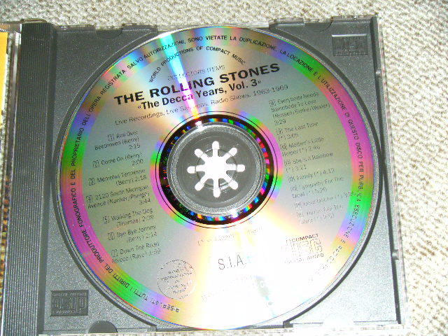 Photo: THE ROLLING STONES -  THE DECCA YEARS VOL.3 / 1989 ITALY ORIGINAL?  COLLECTOR'S (BOOT)  CD 