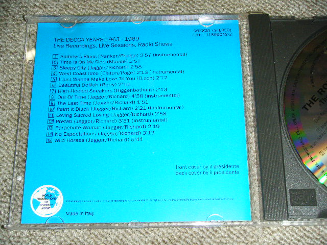 Photo: THE ROLLING STONES -  THE DECCA YEARS VOL.6 / 1989 ITALY ORIGINAL?  COLLECTOR'S (BOOT)  CD 