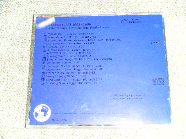 Photo: THE ROLLING STONES -  THE DECCA YEARS VOL.5 / 1989 ITALY ORIGINAL?  COLLECTOR'S (BOOT)  CD 