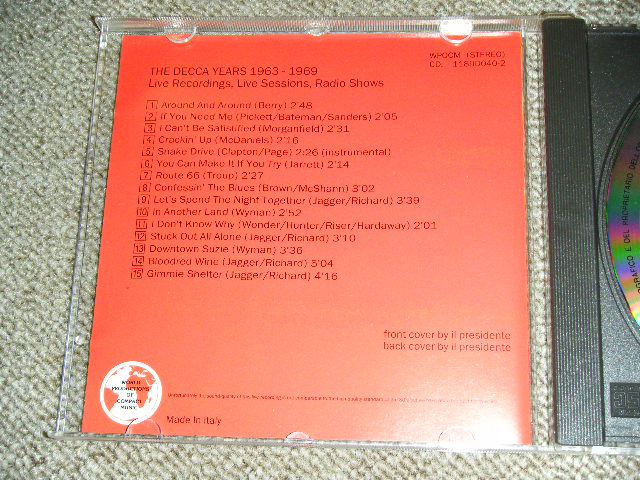 Photo: THE ROLLING STONES -  THE DECCA YEARS VOL.4 / 1989 ITALY ORIGINAL?  COLLECTOR'S (BOOT)  CD 