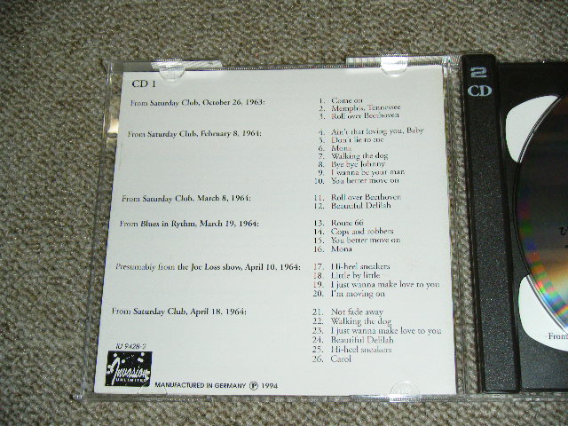 Photo: THE ROLLING STONES -  BEAT BEAT BEAT : AT THE BEEB / 1994 GERMAN  ORIGINAL?  COLLECTOR'S (BOOT) 2 CD 