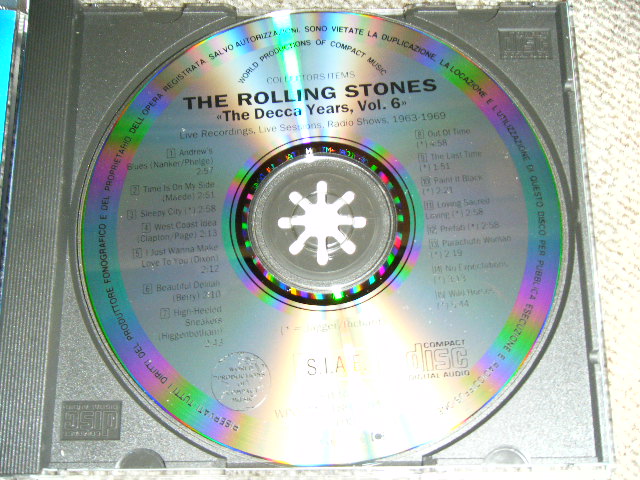 Photo: THE ROLLING STONES -  THE DECCA YEARS VOL.6 / 1989 ITALY ORIGINAL?  COLLECTOR'S (BOOT)  CD 