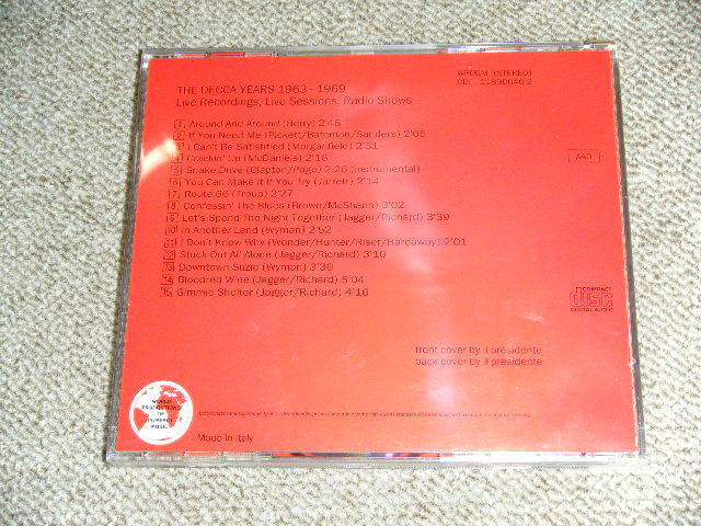 Photo: THE ROLLING STONES -  THE DECCA YEARS VOL.4 / 1989 ITALY ORIGINAL?  COLLECTOR'S (BOOT)  CD 