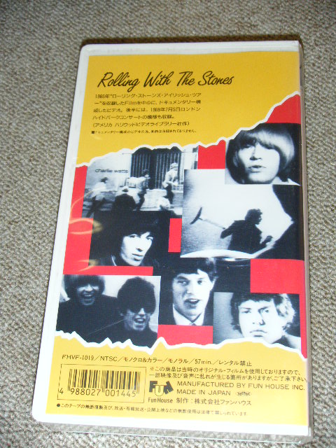 Photo: THE ROLLING STONES - ROLLING WITH THE STONES / 1991 JAPAN Used  VIDEO 