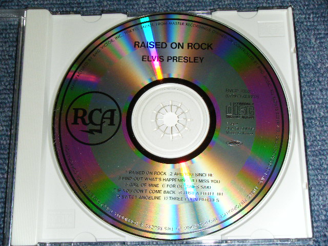 Photo: ELVIS PRESLEY - RASED ON ROCK / 1994 JAPAN Original 1st Press Used CD With OBI 