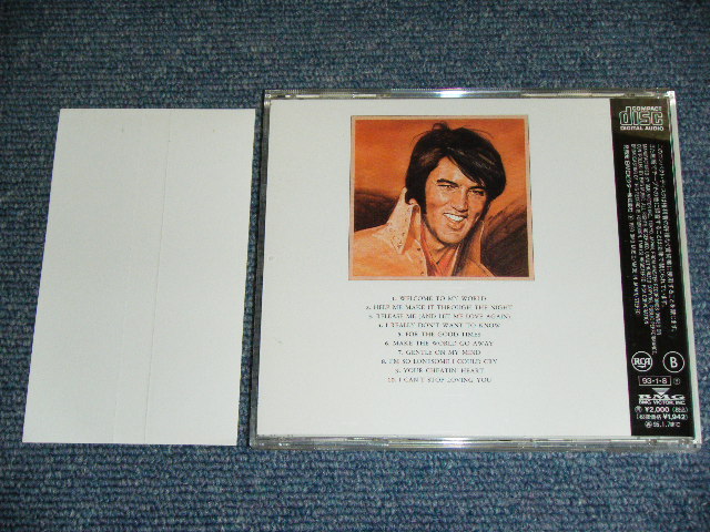 Photo: ELVIS PRESLEY - WELCOME TO MY WORLD / 1993 JAPAN Original 1st Press Used CD With OBI 