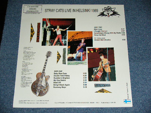 Photo: STRAY CATS  ストレイ・キャッツ - LIVE IN HELSINKI 1989 / COLLECTORS ( BOOT ) Brand New LP Found DEAD STOCK 