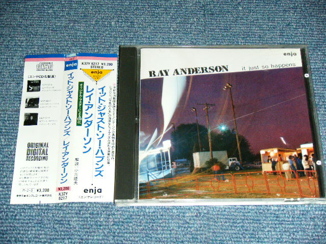 Photo1: レイ・アンダーソン RAY ANDERSON - IT JUST SO HAPPENS / 1987 JAPAN ORIGINAL Used CD  With OBI 