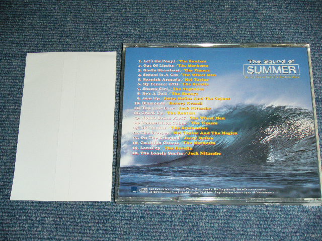 Photo: v.a. OMNIBUS ( The ROUTERS,THE MARKETTS, THE TIMERS, THE WHEEL MEN, MEL TAYLOR, THE REVELLS, THE NEPTUNES, THE HONEYS, JERRY McGEE, JACK NITZSCHE, BARNEY KESSELL, THE AVALANCHES )  ) - サウンド・オブ・サマー (ワーナー・ミュージック編)  THE SOUND OF SUMMER : THE VERY BEST OF SURFIN' & HOT ROD MUSIC ( WARNER MUSIC ) / 1998 JAPAN ORIGINAL Used  CD With OBI 