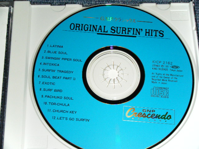 Photo: v.a. OMNIBUS ( The SENTINALS, The RHYTHM KINGS,ThE SOUL KINGS,The BREAKERS,JIM WALLER & The DELTAS,BOB VAUGHT & The RENRGAIDS,DAVE MYERS & The SURFTONES ) - オリジナル・サーフィン・ヒッツ ORIGINAL SURFIN' HITS  / 1991 JAPAN ORIGINAL used  CD With OBI 