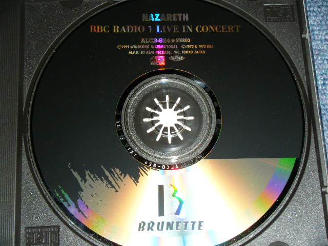 Photo: NAZARETH - BBC RADIO 1 LIVE IN CONCERT /  1991 JAPAN ORIGINAL 1st Press Used CD 