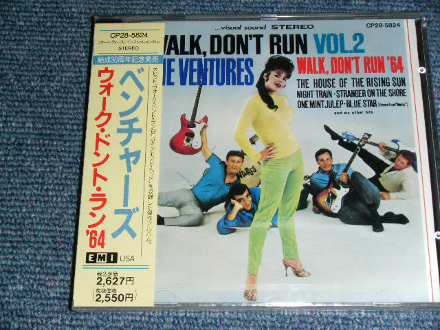 Photo1: THE VENTURES - WALK DON'T RUN VOL.2 / 1989 JAPAN ORIGINAL Brand New SEALED  CD With OBI 