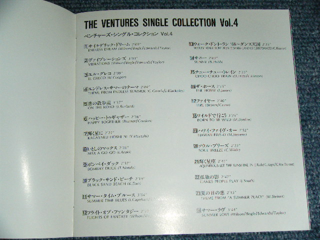 Photo: THE VENTURES - SINGLE COLLECTION VOL.4  / 1993 JAPAN Original Used CD with OBI 