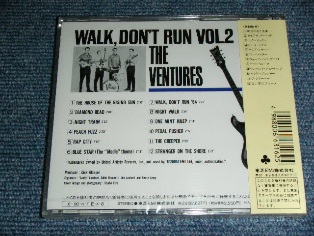 Photo: THE VENTURES - WALK DON'T RUN VOL.2 / 1989 JAPAN ORIGINAL Brand New SEALED  CD With OBI 