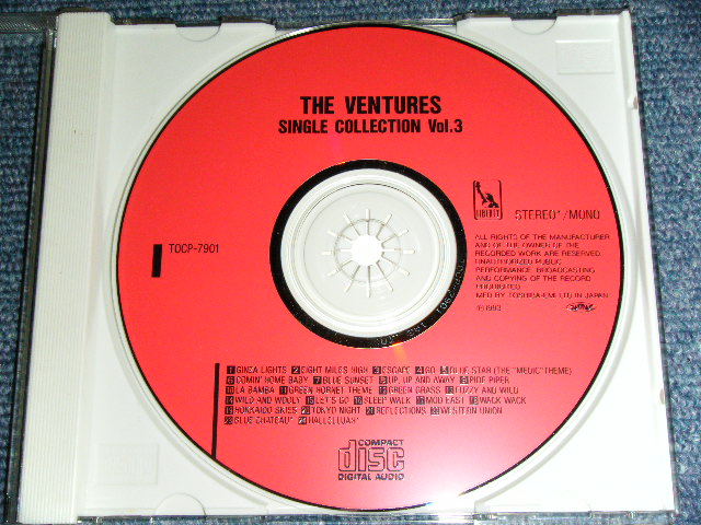 Photo: THE VENTURES - SINGLE COLLECTION VOL.3  / 1993 JAPAN Original Used CD wIth OBI 