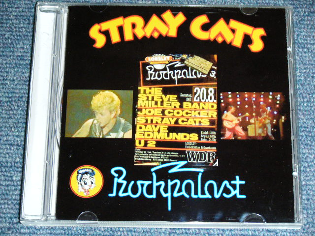 Photo1: STRAY CATS ストレイ・キャッツ  - BACKPALAST ( LORELEY FESTIVAL ST.GOODHOUSEN, GERMANY August 20th 1983 )  /  COLLECTORS (  BOOT ) Brand New  CD-R 