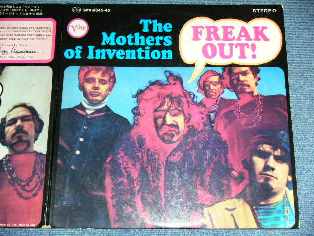 Photo: The MOTHERS OF INVENTION FRANK ZAPPA マザーズ・オブ・インヴェンション　フランク・ザッパ - FREAK OUT!  / 1969 JAPAN ORIGINAL used  2-LP 's 