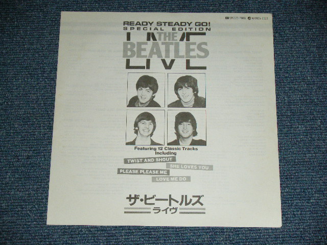 Photo: The BEATLES - READY STEADY GO! SPECIAL EDITION THE BEATLES LIVE  / 1985 JAPAN ORIGINAL  Used LASER DISC With OBI 