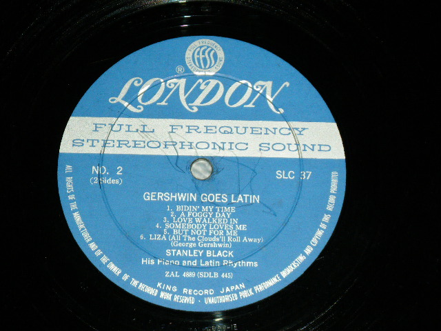 Photo: STANLEY BLACK スタンリー・ブラック - GERSHWIN GOES LATIN 恋のラテン・ムード　/ 1963 JAPAN ORIGINAL Used LP