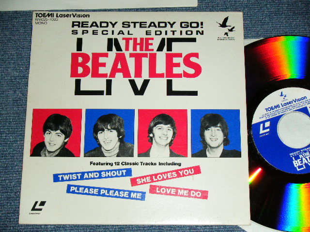 Photo1: The BEATLES - READY STEADY GO! SPECIAL EDITION THE BEATLES LIVE  / 1985 JAPAN ORIGINAL  Used LASER DISC With OBI 