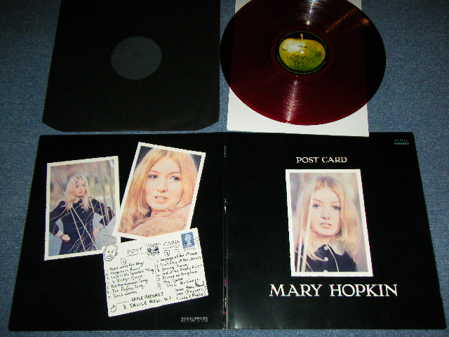 Photo1: MARY HOPKIN　メリー・ホプキン - POST CARD / 1969 JAPAN ORIGINAL RED VINYL WAX LP