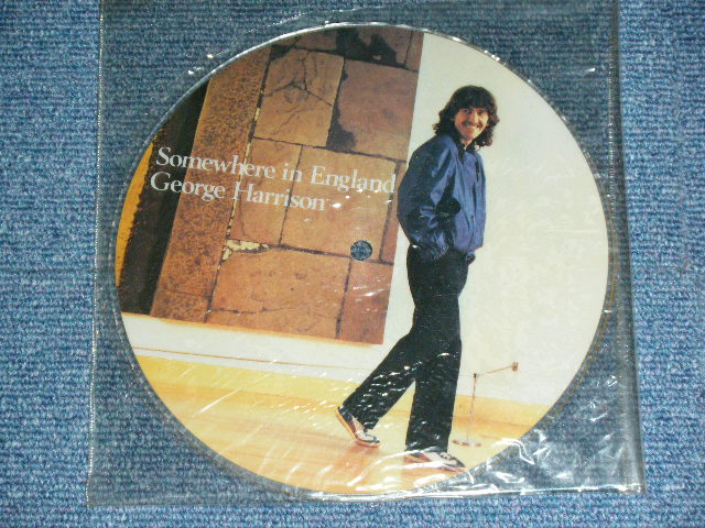 Photo: GEORGE HARRISON of THE BEATLES - ALL THOSE YEARS AGO ( PROMO Only ONE SIDE PICTURE DISC ) / 1981 JAPAN PROMO ONLY PICTURE DISC Used 7" Single 