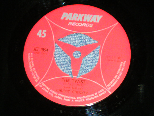 Photo: CHUBBY CHECKER - TWISTIN' U.S.A. / THE TWIST  ( Ex-/Ex++ ) / 1962 JAPAN ORIGINAL Used 7"Single 