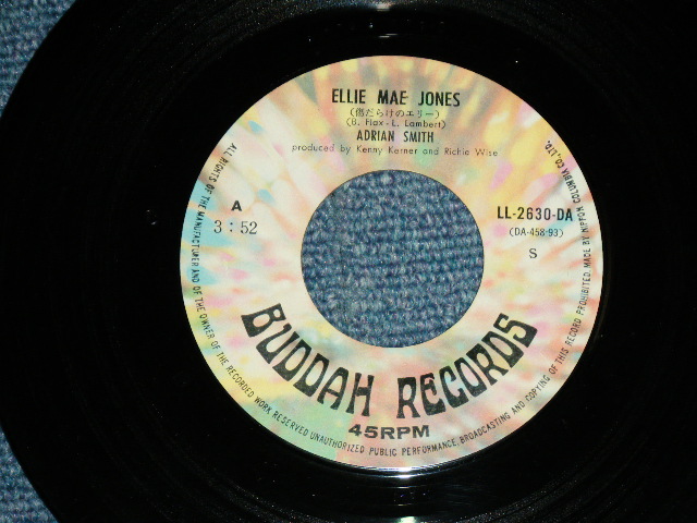 Photo: ADRIAN SMITH アドリアン・スミス - ELLIE MAE JONES 傷だらけにエリー  / 1974 JAPAN ORIGINAL Used 7"Single 
