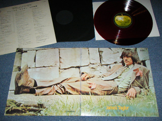 Photo1: JAMES TAYLOR - JAMES TAYLOR / 1968 JAPAN ORIGINAL RED WAX Vinyl 1st  Press used  LP 