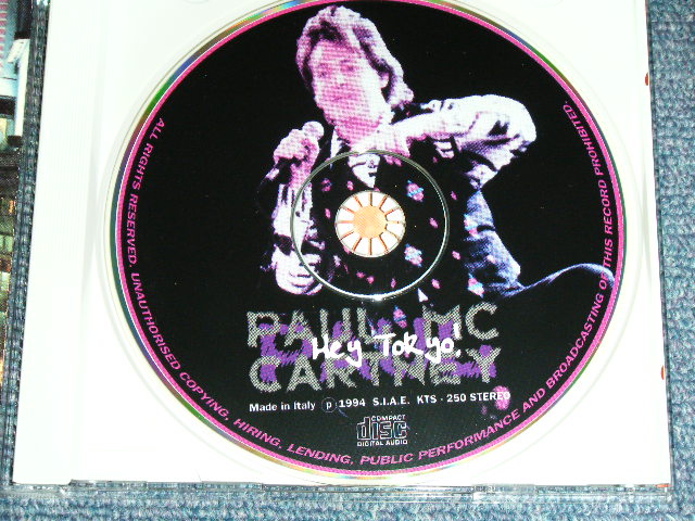 Photo: PAUL McCARTNEY ( of THE BEATLES ) -  HEY TOKYO! / 1994 ITALY Used COLLECTOR'S (BOOT)  Used CD 
