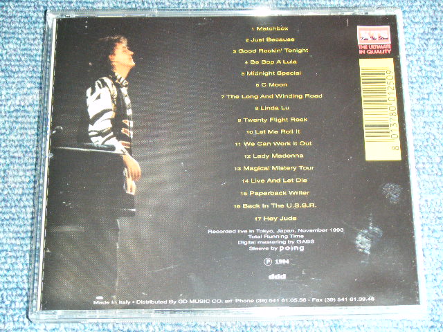 Photo: PAUL McCARTNEY ( of THE BEATLES ) -  HEY TOKYO! / 1994 ITALY Used COLLECTOR'S (BOOT)  Used CD 