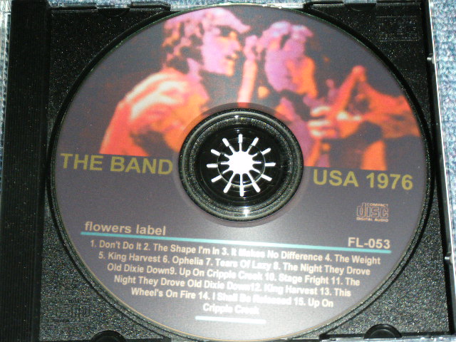 Photo: THE BAND - US TOUR 1976 / COLLECTORS (BOOT) Used CD-R
