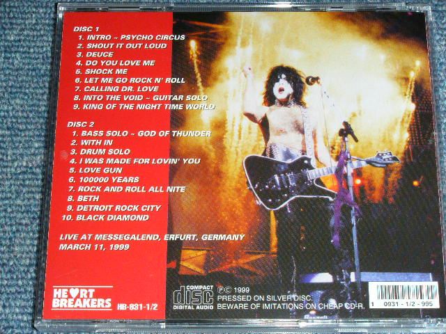 Photo: KISS キッス-  KINGS OF THE NIGHT TIME WORLD / 1999 COLLECTOR'S (BOOT) Brand New  2 CD's  Found Dead Stock 