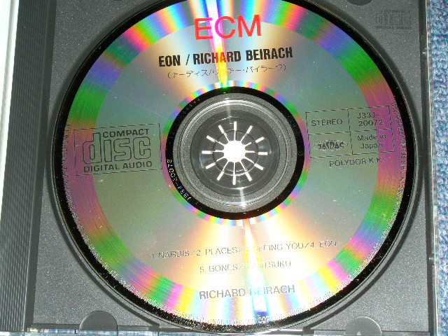 Photo: RICHARD BAIRACH  リッチー・バイラーク - EON  ナーディス /  1985 JAPAN ORIGINAL Used CD+VINYL OBI