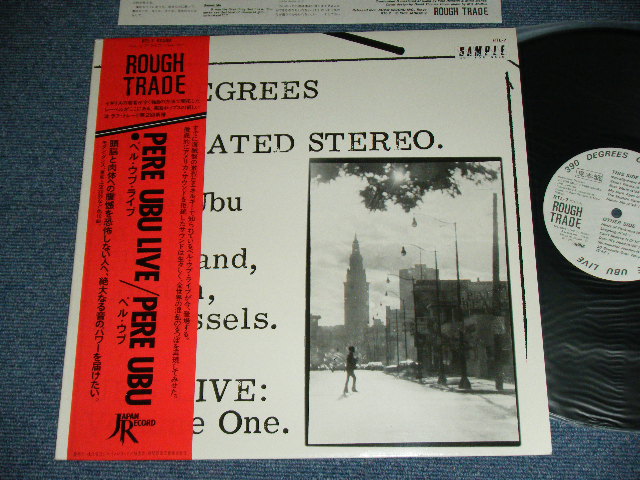 Photo1: PERE UBU - PERE UBU LIVE  / 1981 ORIGINAL PROMO Used LP With OBI 