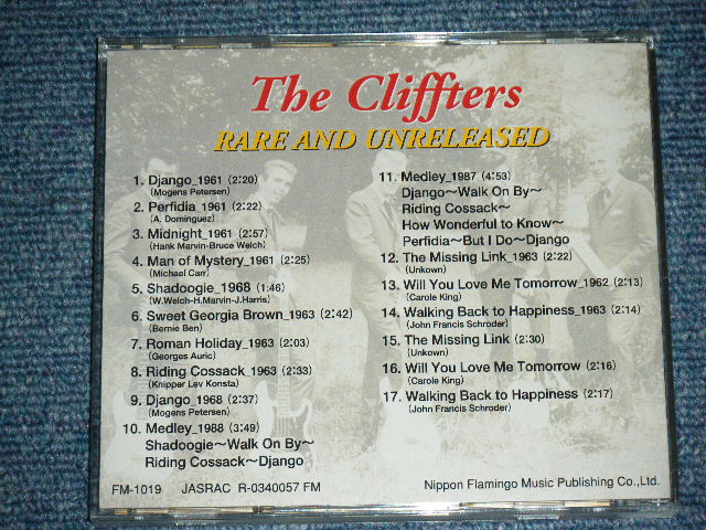 Photo: THE CLIFFTERS  　クリフターズ - LIVE RARE AND UNRELEASED  / 2000's  JAPAN Brand New CD-R 