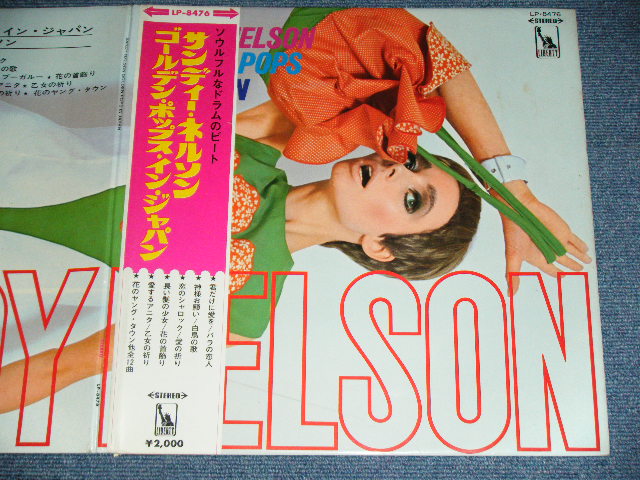 Photo: SANDY NELSON サンディ・ネルソン - GOLDEN POPS IN JAPAN /  1960s  JAPAN ORIGINAL RED WAX VINYL LP With OBI  