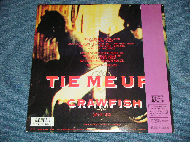 Photo: JOHNNY THUNDARS & PATTI PALLADIN ジョニー・サンダー - CRAWFISH  / 1985 JAPAN Only ORIGINAL PROMO  Used 12" Single With OBI 