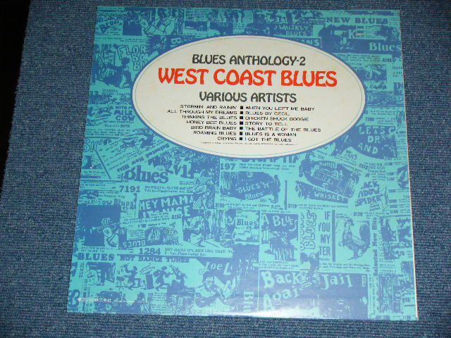 Photo: VA OMNIBUS ( T-bone Walker +Lowell Fulson + Mercy Dee + Joe Turner & Winony Harris + Cecil Gant + Sydney Maiden + Amos Milburn + L.C.Williams + J.D.Edwards )  - BLUES ANTHOLOGY-2 : WEST COAST BLUES  / MID 1970's JAPAN MONO Used LP 